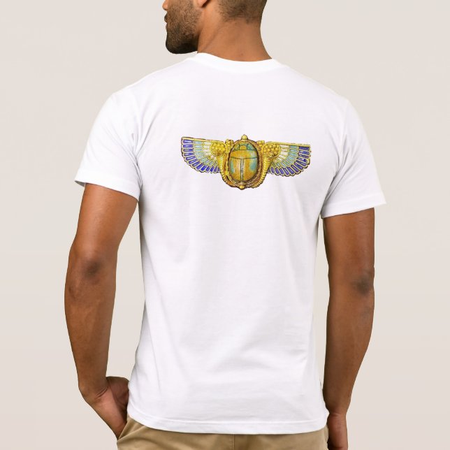 CAMISETA ANTIQUE EGÍPCIO WINGAN SCARAB/CORNUCOPIA JEWEL (Verso)