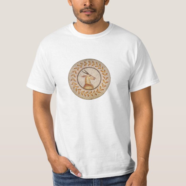 CAMISETA ANTIQUE ROMAN MOSAICS / GAZZELLE (Frente)