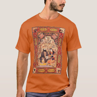 Camiseta Antique Tabriz Omar Khayyam Rug Impressão