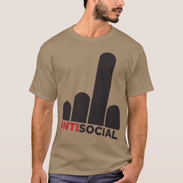 Camiseta Antisocial girl (Frente)