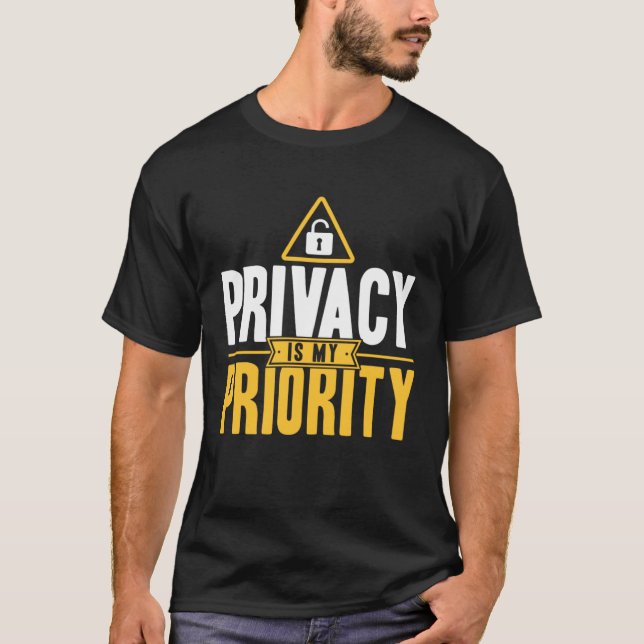 Camiseta Antisocial Privacy is my priority Introvert (Frente)