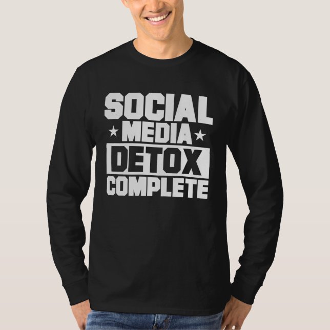 Camiseta Antisocial Social Media Detox Complete Introvert (Frente)