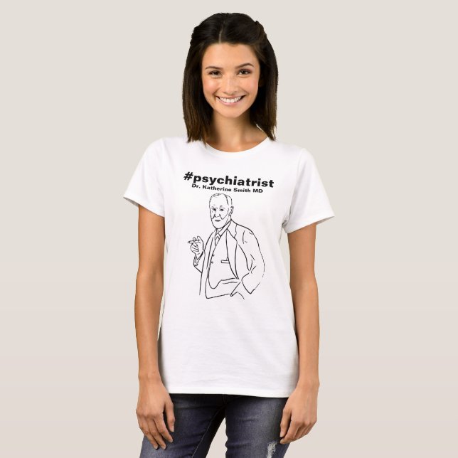 Camiseta antistress Freud Psychiatry Therapy Clinic Health (Frente Completa)