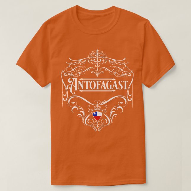 Camiseta Antofagast Vintage design 1 (Frente do Design)