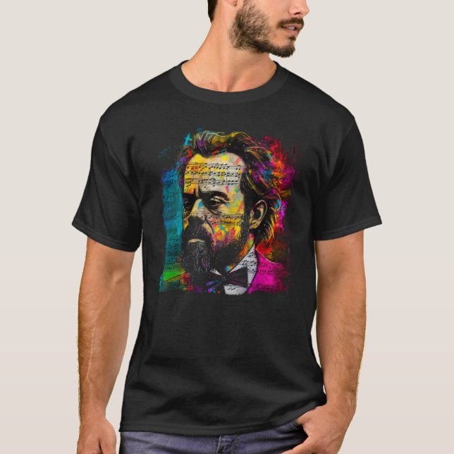 Camiseta Antonín Dvorak Czech Composer Concert Music Artist (Frente)