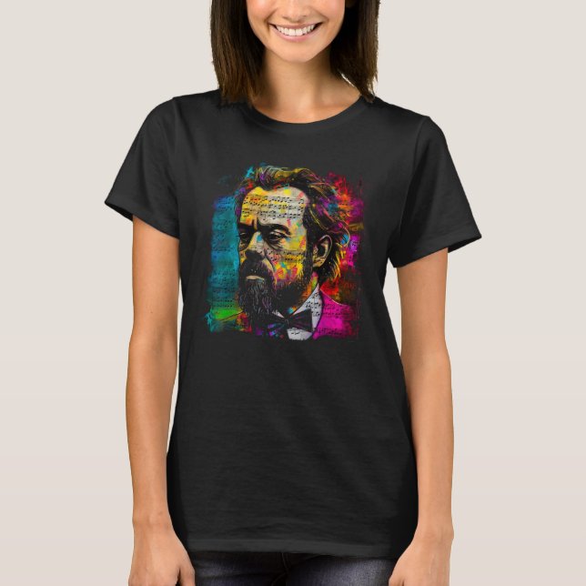Camiseta Antonín Dvorak Czech Composer Concert Music Artist (Frente)