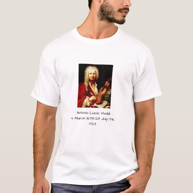 Camiseta Antonio Lucio Vivaldi 1723 (Frente)