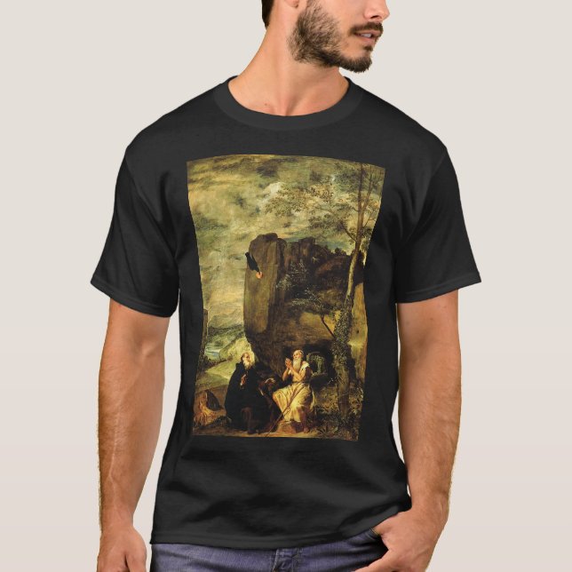 Camiseta Antônio, o Grande e Paulo de Tebas (Frente)