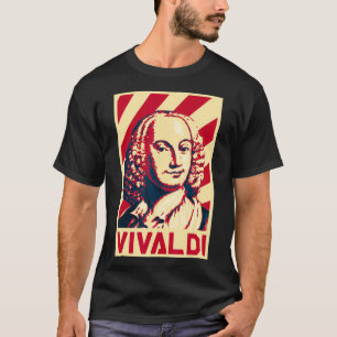 Camiseta Antonio Vivaldi Retro Music Propaganda