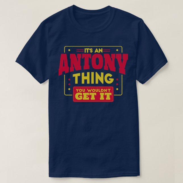 Camiseta Antony (Frente do Design)