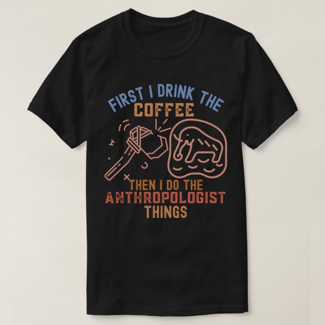 Camiseta Antropologia, Antropologia Estudante (Frente do Design)