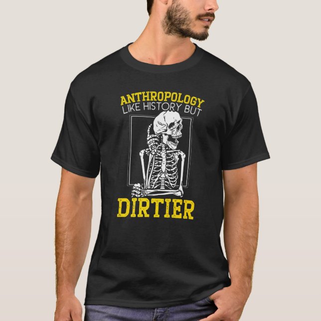 Camiseta Antropologia Como História Mas Antropologia Irrisa (Frente)