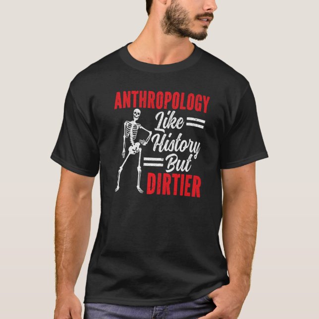 Camiseta Antropologia Como História Mas Antropologia Irrisa (Frente)
