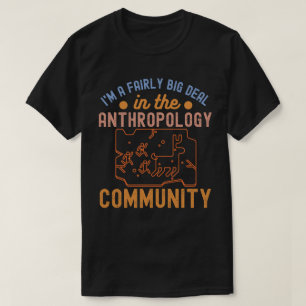 Camiseta Antropologia Divertida, Esqueleto de Antropologia