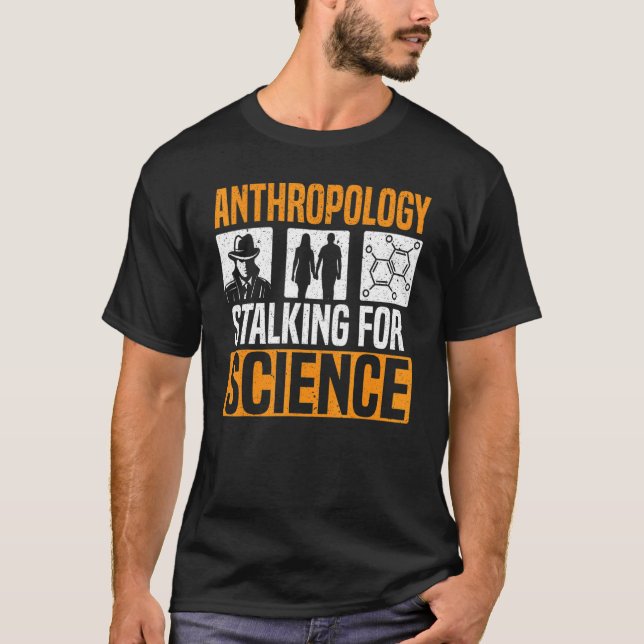 Camiseta Antropologia Falando Em Antropologia Científica 1 (Frente)
