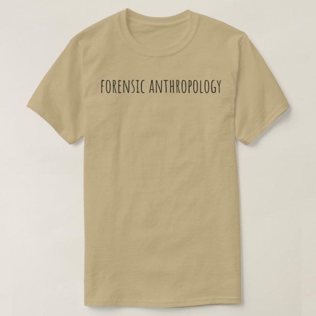 Camiseta antropologia forense 2 (Frente do Design)