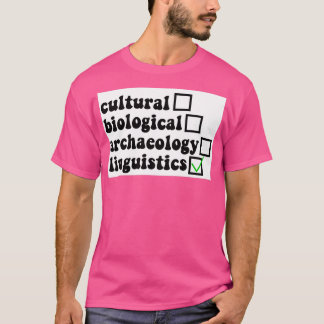 Camiseta Antropologia Linguística