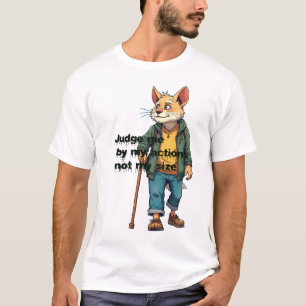 Camiseta Antropomórfico Canino Andando Pau T-Shirt