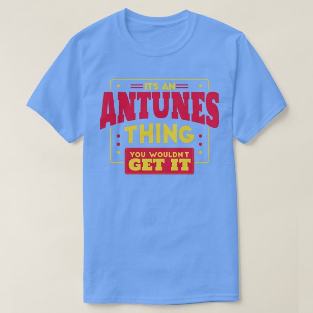 Camiseta Antunes (Frente do Design)