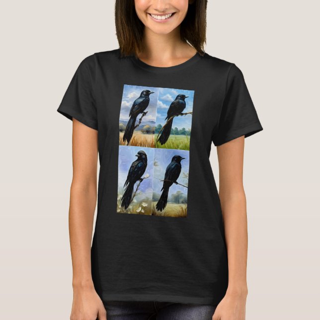 Camiseta Anu Preto a granel (Frente)