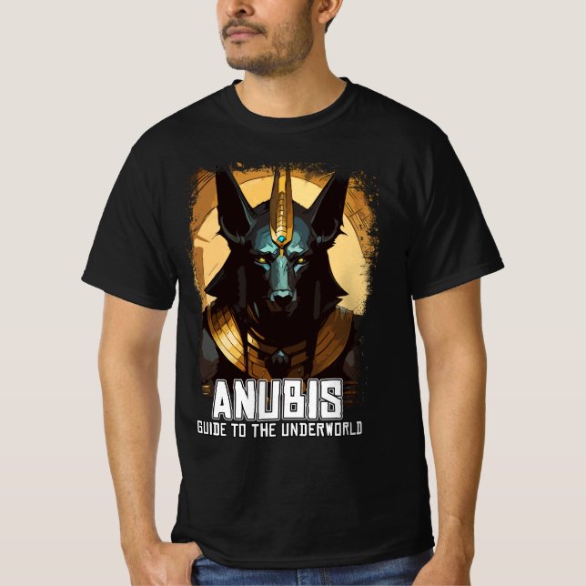 Camiseta Anubis Antigo Deus da Morte Egípcia (Frente)