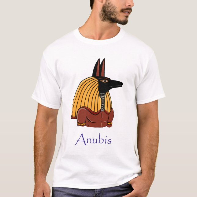Camiseta Anubis (antigo Deus egípcio) (Frente)