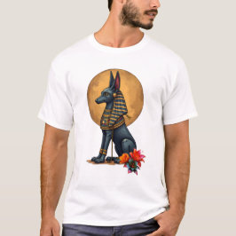 Camiseta Anúbis ao luar,