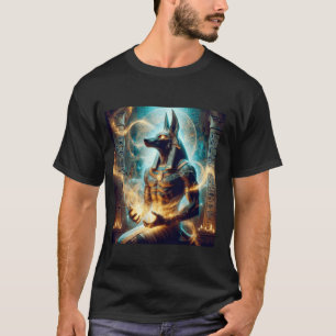 Camiseta Anubis Egípcio Deus Mito Depois da Vida Fantasia d