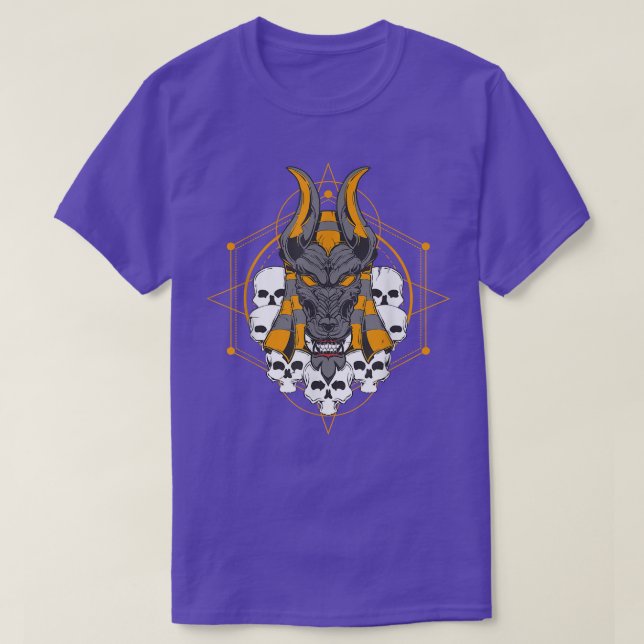 Camiseta Anubis Egyptian God Illustration Anubis T-Shirt (Frente do Design)