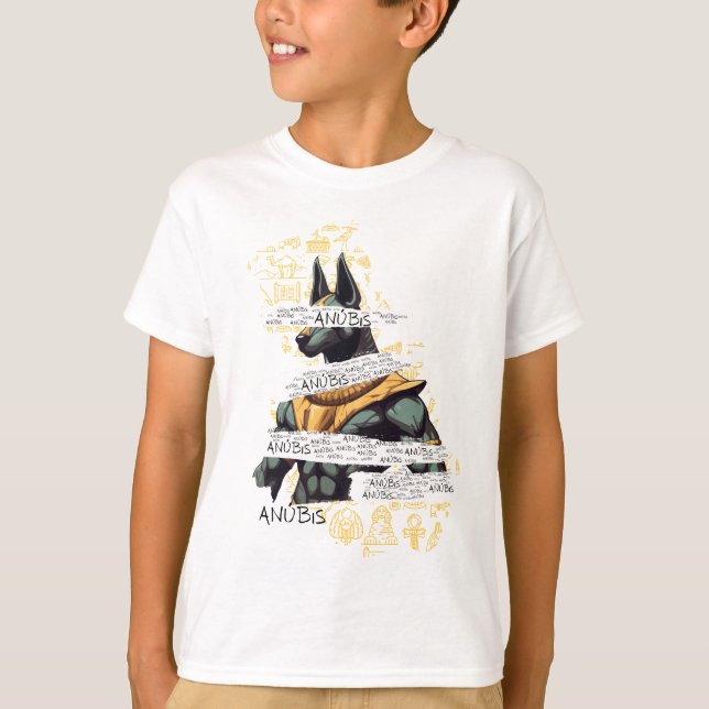 Camiseta Anubis Kids T-Shirt (Frente)