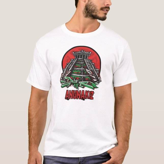 Camiseta Anunakiz Ziggurat Do Anunnaki (Frente)