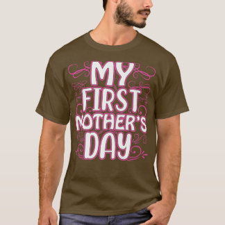 Camiseta Anunciação de Gravidez A mãe é minha primeira mãe