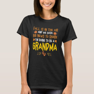 Camiseta Anunciação de Gravidez Queda Bebê Eu vou ser um
