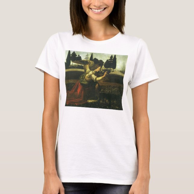 Camiseta Anunciação de Leonardo da Vinci (Frente)