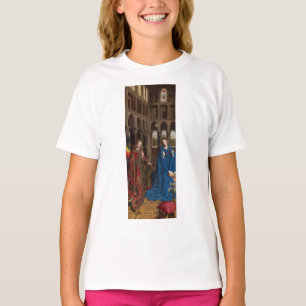 Camiseta Anunciação de Van Eyck Premium Luz da Catedral