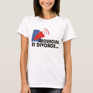 Camiseta Anunciando o t-shirt branco das minhas mulheres do
