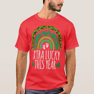 Camiseta Anunciante de Gravidez do Dia de São Patrício Rain