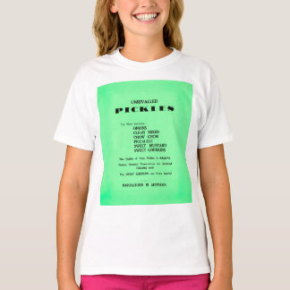 Camiseta Anúncio Antigo de Picles Inigualável