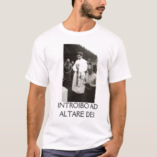 CAMISETA ANÚNCIO CATÓLICO ALTARE DEI DO PAPA BENEDICT XVI