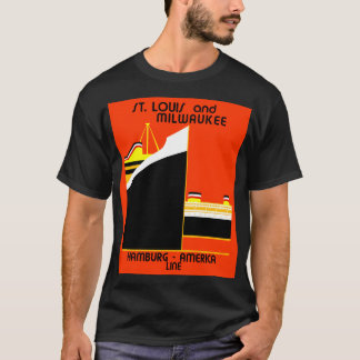 Camiseta Anúncio da linha de transporte da América Latina R