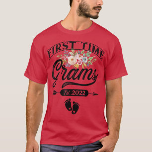 Camiseta Anúncio da primeira vez em gramas Est