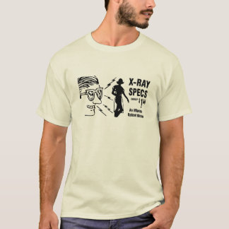 Camiseta Anúncio das especs. do raio X do vintage