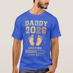 Camiseta Anúncio de Bebê Papai 2026 Esperando Pai