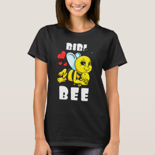 Camiseta Anúncio de Bee Matching Family Outfit Bebê Bibi Be