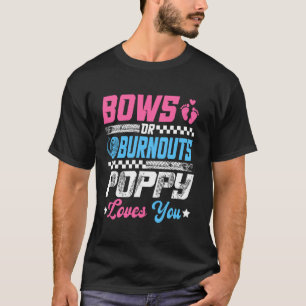 Camiseta Anúncio de Festa de Revelação de Gênero Queimados