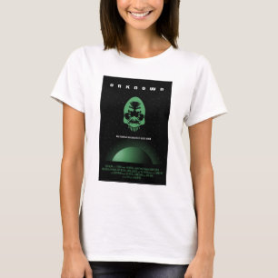 Camiseta Anúncio De Filme De Horror Sci-Fi, Desconhecido