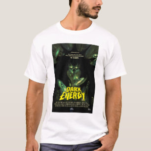 Camiseta Anúncio de Filme de Horror Sci-Fi, Energia Escura