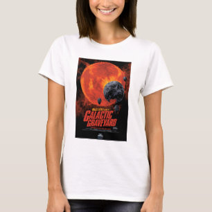 Camiseta Anúncio de Filme de Horror SciFi, Cemitério Galáti