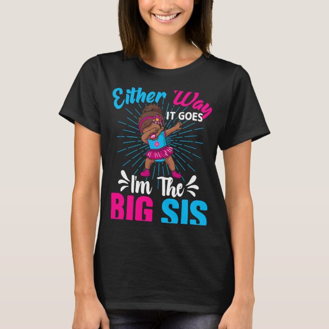 Camiseta Anúncio de gênero De qualquer jeito Eu sou o Bi (Frente)