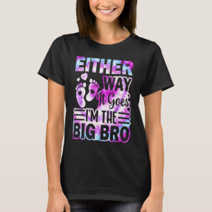 Camiseta Anúncio de gênero De qualquer jeito Eu sou o Bi